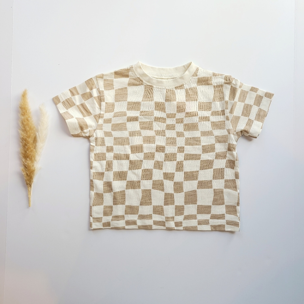 NEW! R+C Sand Check Tee